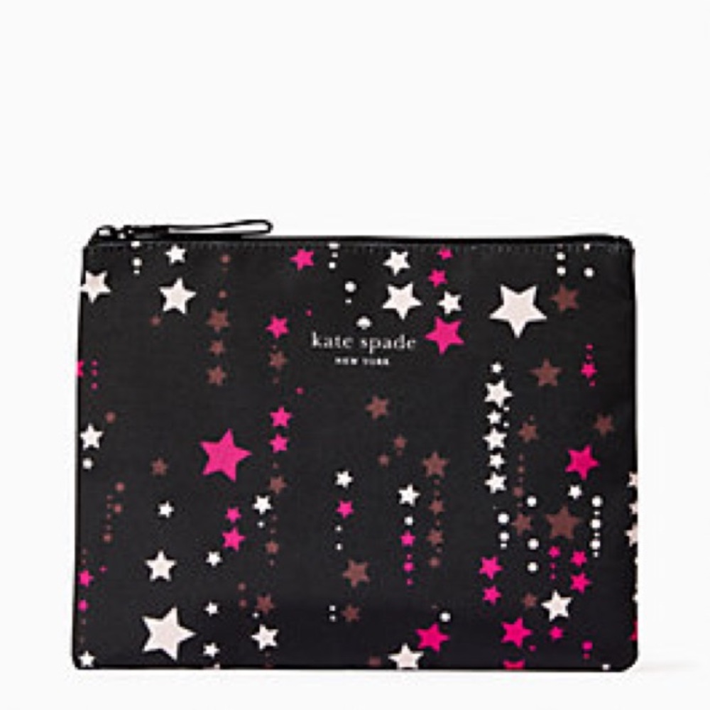 Kate Spade Large Canvas Star Pouch
